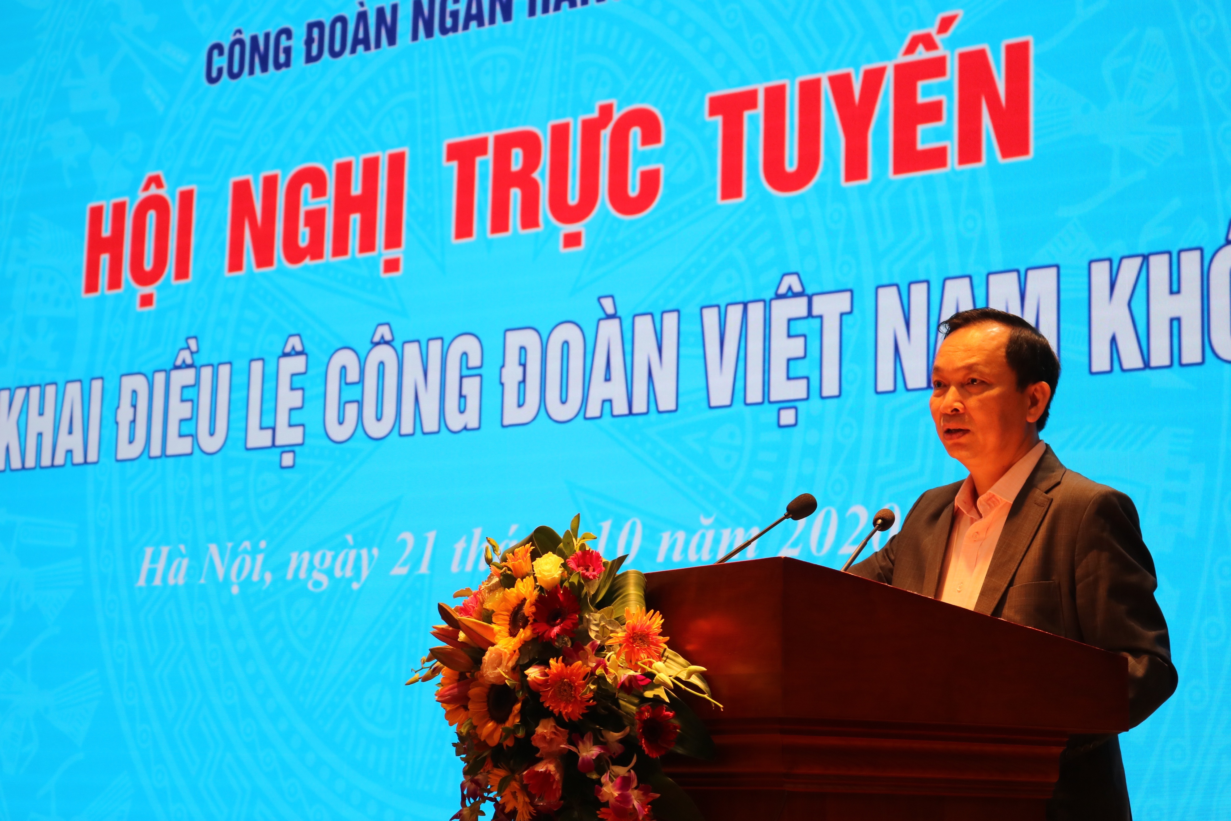 Hội nghị trực tuyến triển khai Điều lệ Công đoàn Việt Nam khoá XII